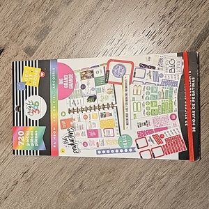 Happy Planner Rainbow Big 720 piece sticker book